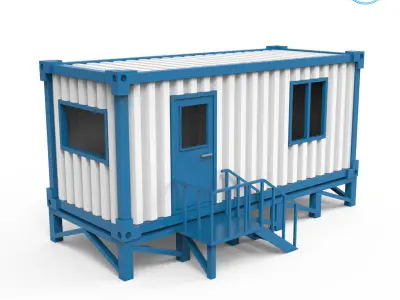 Portable Office Container 3D Printing Model 3D print model