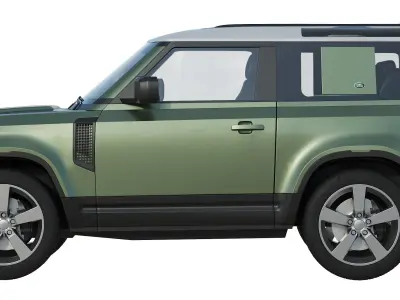 Land Rover Defender 90 2020 3D model