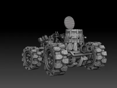 Armored Vehicle Panzer Buggy 3D print model