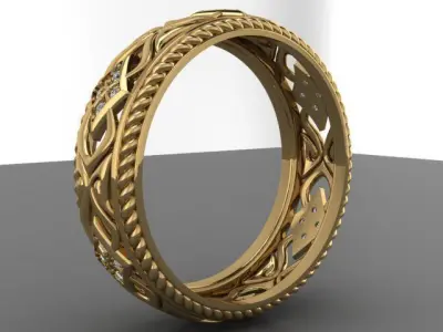 Ring engagement 3D print model
