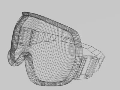 Goggles ski 3D model