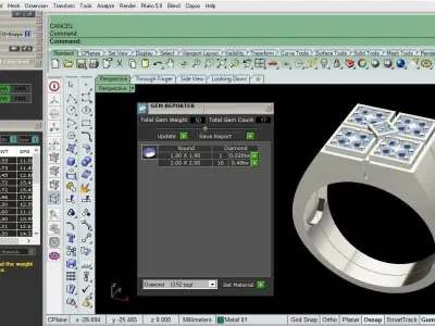 men ring 3D print model