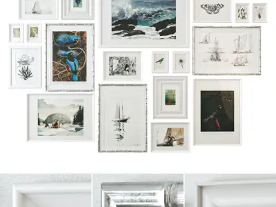 Gallery Wall 46 3D model