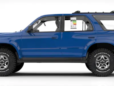 TOYOTA 4RUNNER 2002 SR5 LIMITED  Low-poly 3D model