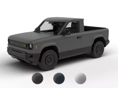 Slate Truck EV 2027 3d model 3D model