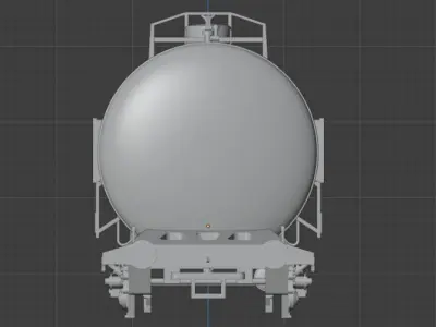 H0 1-87 scale Leichtbau tank car 3D print model