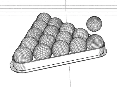 Billiard Balls 3D model