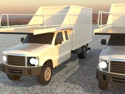 Airport service vehicle 3D model