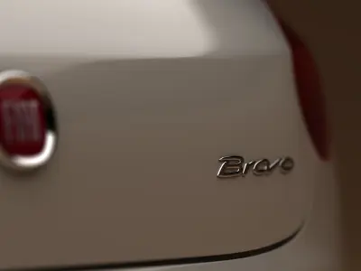 Fiat Bravo II - model 198 - realistic and fully proportional 3D model