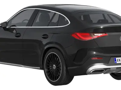 Mercedes-Benz GLC Coupe 2023 3D model