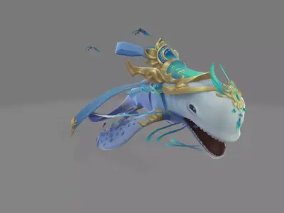 Ocean Dreams Low-poly 3D model