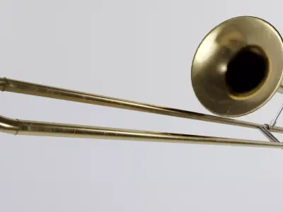 Trombone Low-poly 3D model