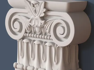 Pilaster Capital 3D model purchase
