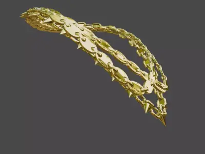 Lil Uzi Chain Free 3D model