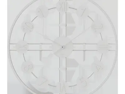 Modena wall clock 3D model