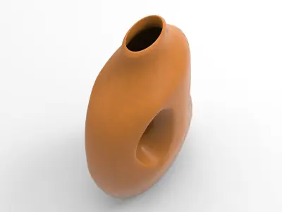Rura Vase Low-poly 3D model