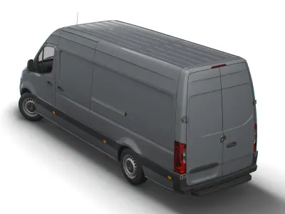 Mercedes Benz Sprinter L3H2 RWD UK-spec 2020 3D model
