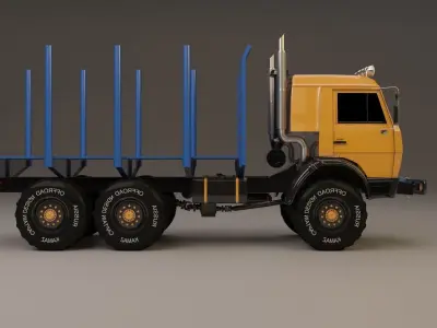 KAMAZ TRUCK 3D model