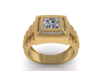 Rings 3D print model