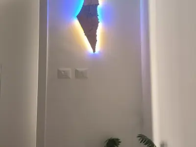 Israel 3D Map Wall Lamp model for 3D Printing 3D print model