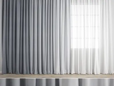 curtain 489 3D model