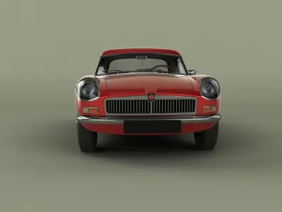 MG MGB Coune Hardtop 3D model