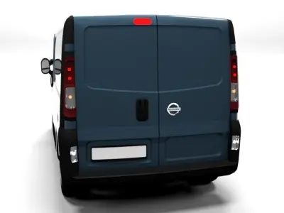 NISSAN PRIMASTAR LOWPOLY Low-poly 3D model