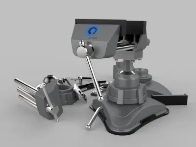 Portable Vice 3D model