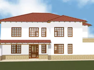 House 24 3D print model