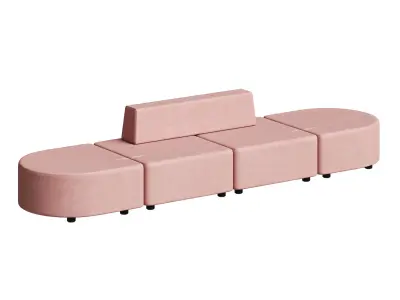 Sitland Lido Sofa 3D model