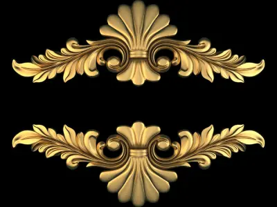 Decorative Ornaments - 03 3D model