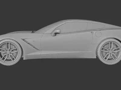 Chevrolet Corvette C7 3D print model