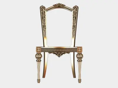 Carved chair for cnc 18 3D model