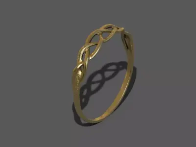 High-Quality 3D Ring Model Low-poly 3D model purchase