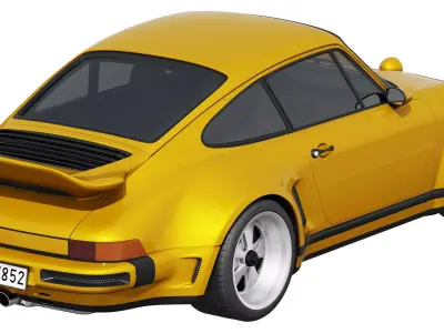 Singer Porsche 911 Carrera Coupe Turbo 2025 3D model