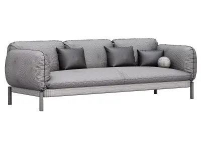 Tarantino Sofa 279 By Ghidini1961 3D model