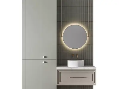 Luxury Bathroom 196 3D model