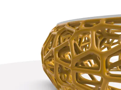 SciFi exoskeleton Glass Table 3D model