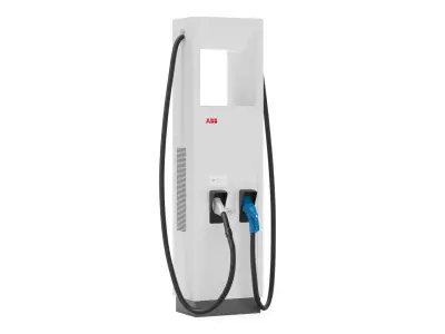 ABB Terra HP 150 350 - 2 EV Electric Car Charger Station 3D model