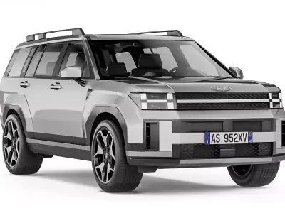 Hyundai Santa Fe 2024 3D model