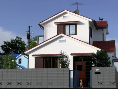 Doraemon Nobits House 3D model