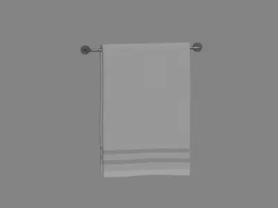 Hanging Towel 3D model