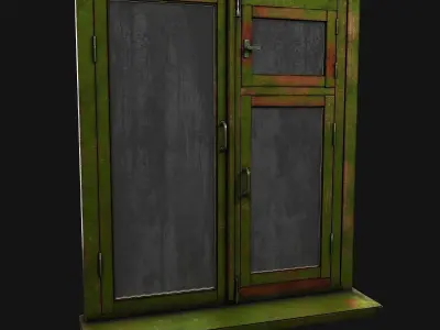 Old window 3D model