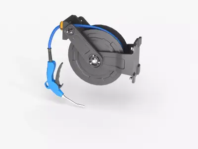 Air hose reel 3D model