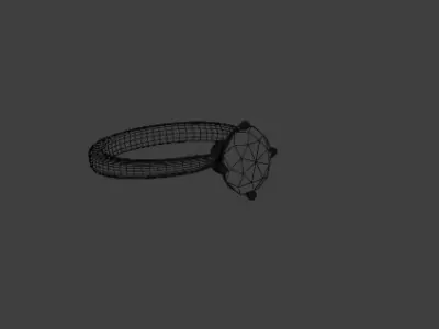 Realistic Ring Model 3D model
