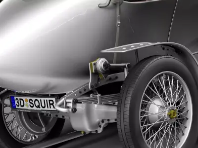 Austro Daimler Prince Henry 1910 3D model