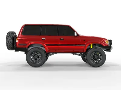 Toyota Land Cruiser Serie 80 Turbo 1999 Proline Edition 3D model