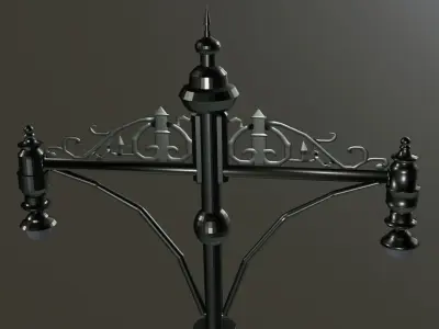 Light Post Free low-poly 3D model
