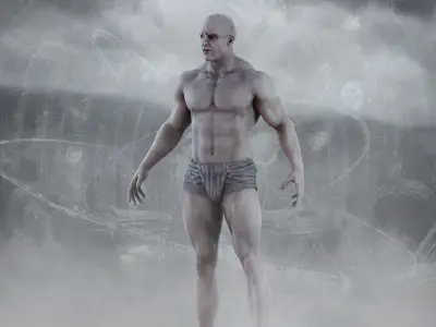 Engineer from Prometheus Low-poly 3D model