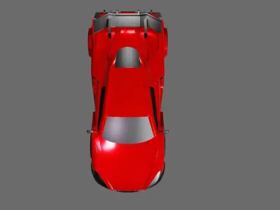 McLaren Car Model Low-poly 3D model